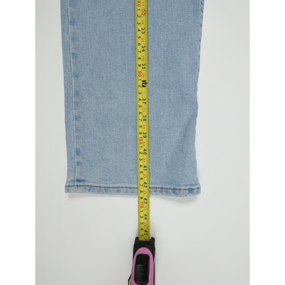 Levi’s Ribcage Straight Ankle Jean 28 X 32 Light Wash High Rise 90’s Classic NWT - Picture 9 of 16